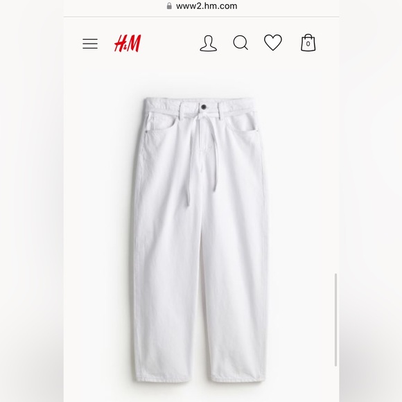 White baggy jean - Picture 2 of 2